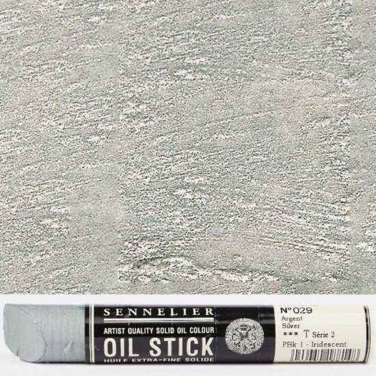 Silver Sennelier Paint Stick Regular S2 - Click Image to Close