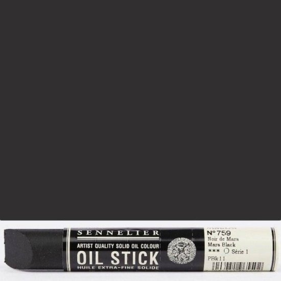Mars Black Sennelier Paint Stick Large 96ml S1 - Click Image to Close