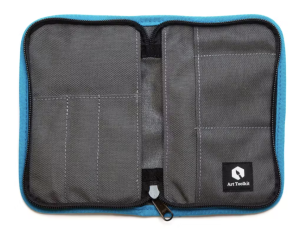 Art Toolkit Pocket Cover Grey with Blue Trim