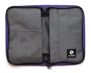 Art Toolkit Pocket Cover Grey with Purple Trim