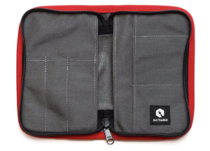 Art Toolkit Pocket Cover Grey with Red Trim