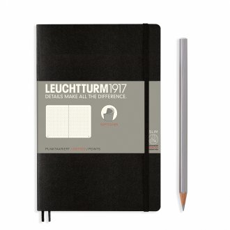 Leuchtturm Notebook SC Paperback B6+ 123p Dotted Black