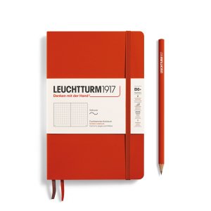 Leuchtturm Notebook SC Paperback B6+ 123p Dotted Fox Red
