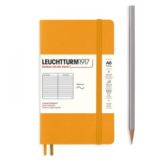 Leuchtturm Notebook SC Pocket A6 123p Ruled Rising Sun
