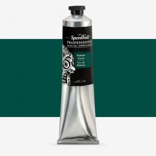 Phthalo Green Speedball Professional Relief Ink 148ml (5oz) - Click Image to Close