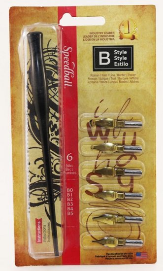 Speedball B-Series Pen & Nib Set - Click Image to Close