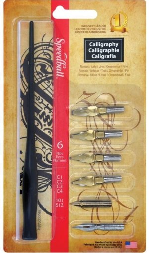 Speedball Calligraphy Pen & Nib Set