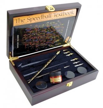 Speedball Calligraphy Collector's Wooden Box Set