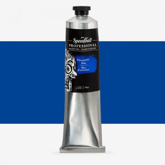 Ultramarine Blue Speedball Professional Relief Ink 148ml (5oz) - Click Image to Close