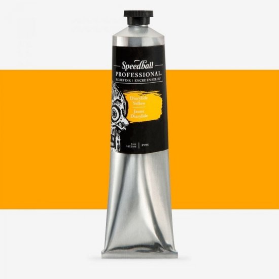 Diarylide Yellow Speedball Professional Relief Ink 148ml (5oz) - Click Image to Close