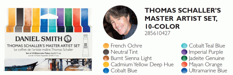 DANIEL SMITH Thomas Schaller Master Artist Set 10x 5ml Tubes - Click Image to Close