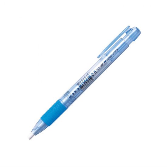 Tombow Mono Knock Eraser Pen Blue - Click Image to Close