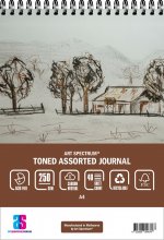 Assorted Toned Journal A3 250gsm 40sh Art Spectrum