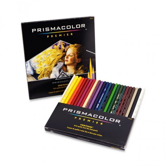Prismacolor Pencil Verithin Set of 24 - Click Image to Close