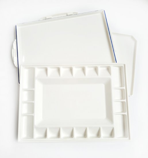 Sealed Plastic Wet Palette Box 20 Well - Click Image to Close