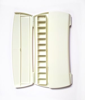 White Watercolour Palette 24 Well