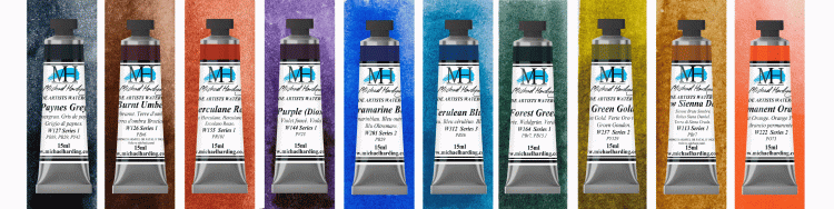 Wild Nature Set Michael Harding Watercolour 15ml - Click Image to Close