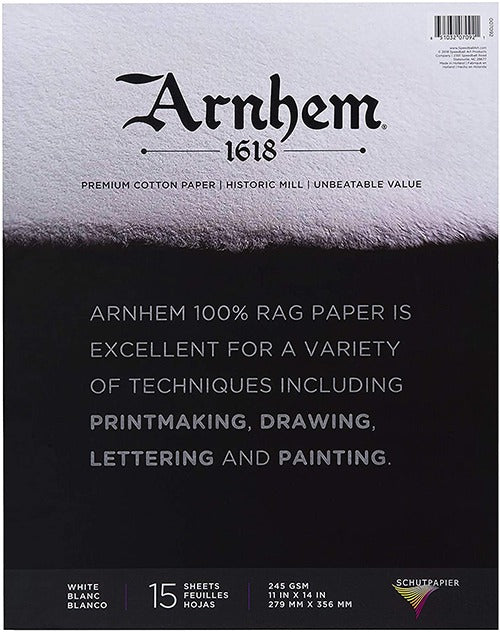 Arnhem 1618 100% Rag Paper pads