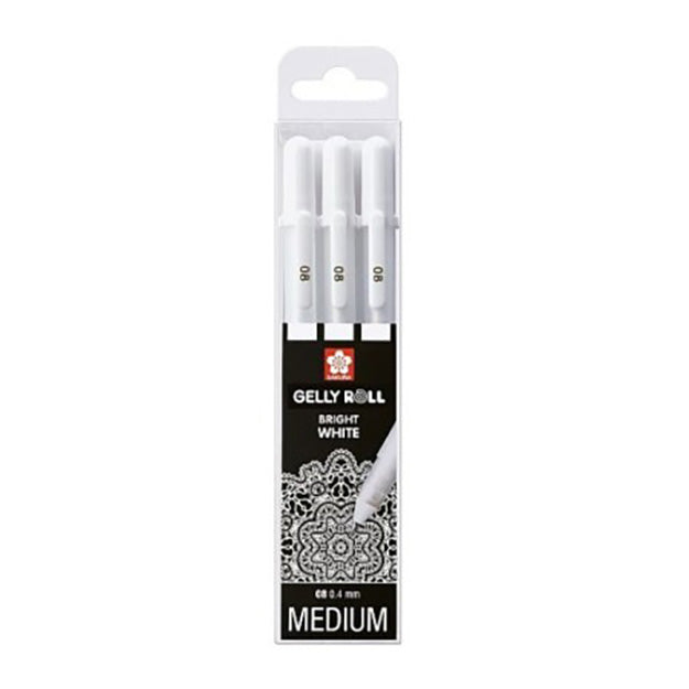 Sakura Gelly roll Medium White 08