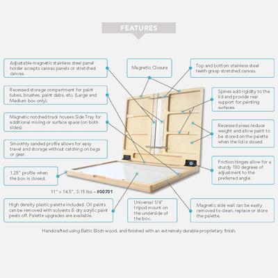 u.go Plein Air Anywhere Pochade Box 11x14.5inch