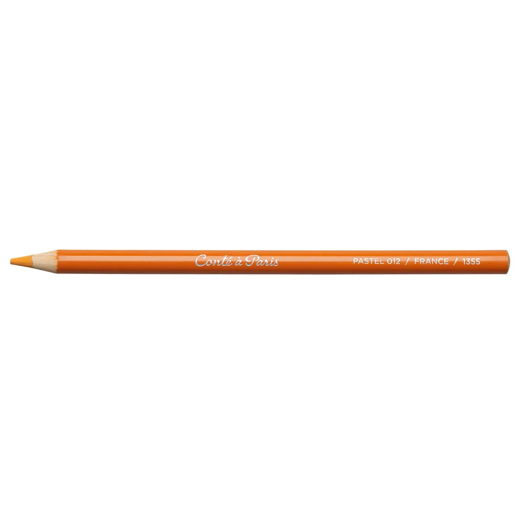 012 Orange Conte Pastel Pencil