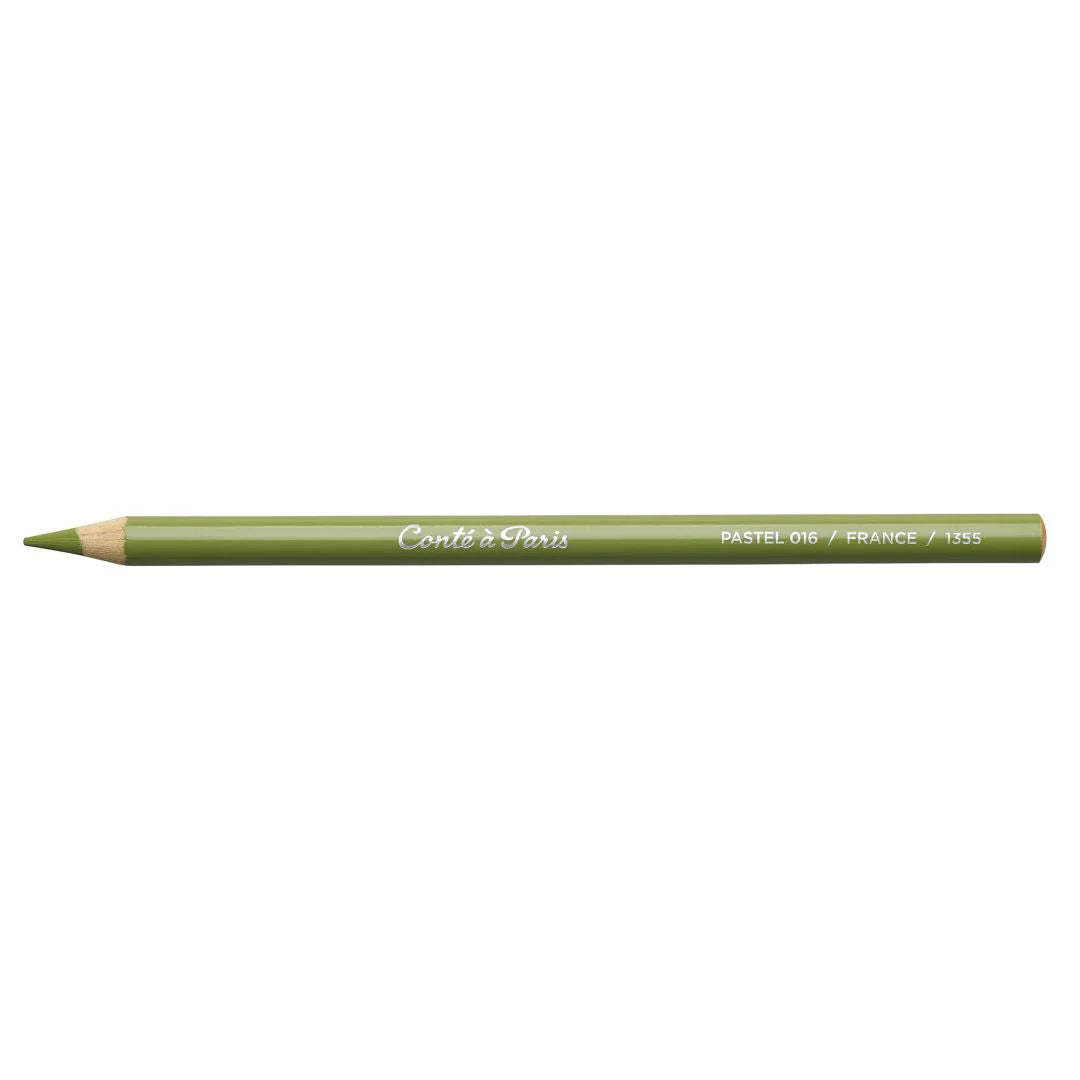 016 Olive Green Conte Pastel Pencil
