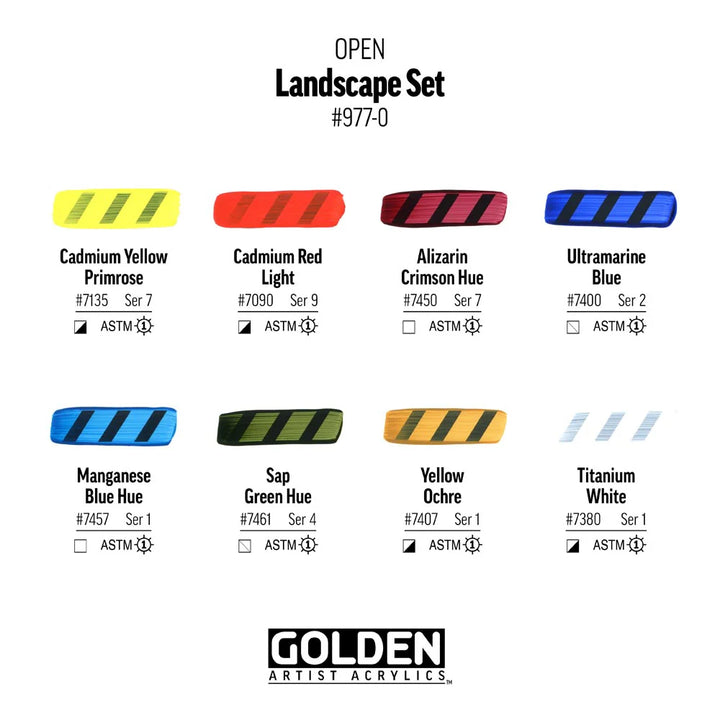 GOLDEN OPEN LANDSCAPE SET