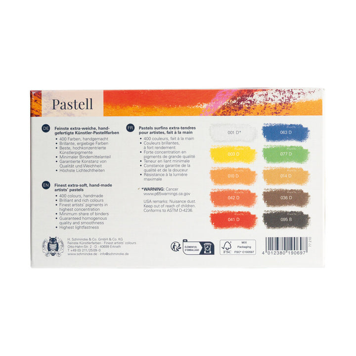 Schmincke Pastel Set 10 Cardboard