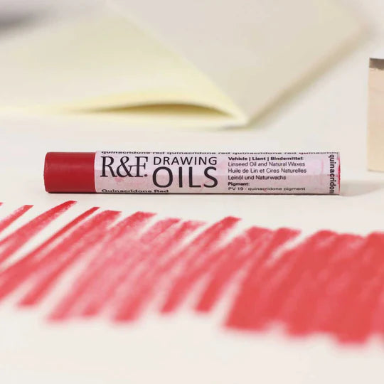 3131 Quinacridone Red R&amp;F Drawing Oil 12ml