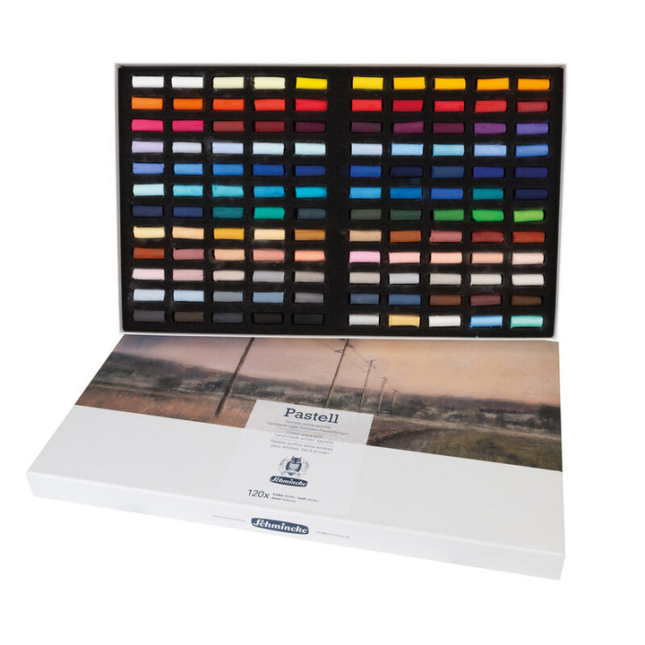 Schmincke Soft Pastel Cardboard Set of 120 Half Sticks