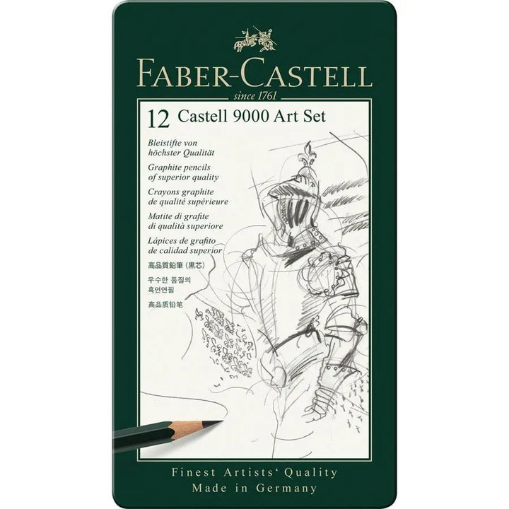 Faber Castell Graphite 9000 Art Set (12 tin)