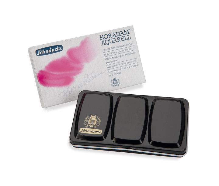 Schmincke Acadamie Metal Set 12 X 1/2 Pans + Brush