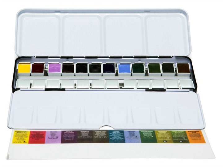 Daniel Smith 12 Color of Inspiration HandPoured Half Pan Set Tin