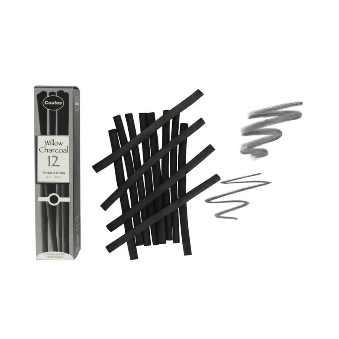 Coates Willow Charcoal Thick (Box 12)