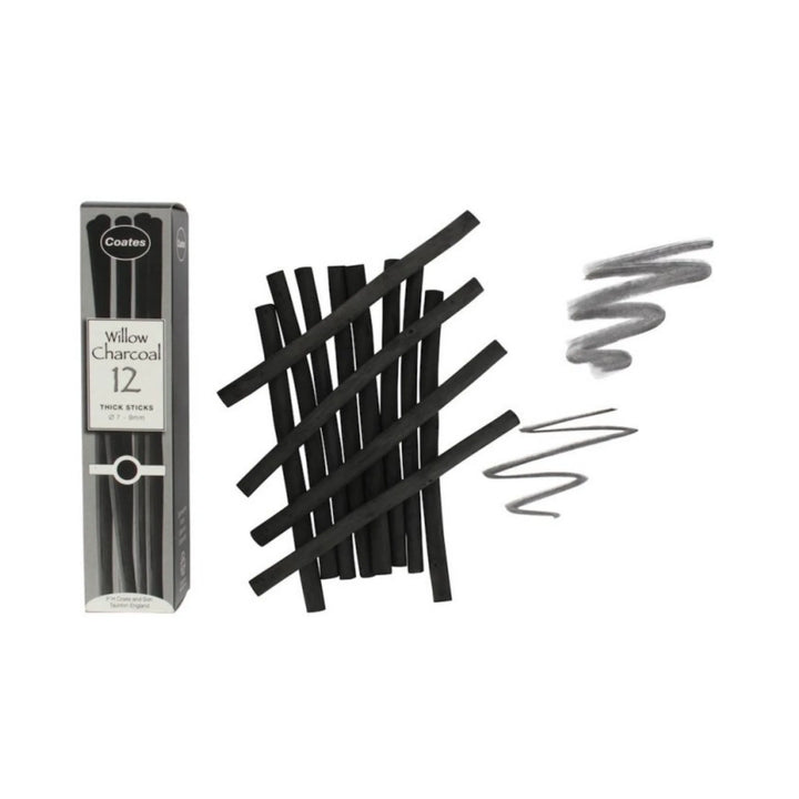 Coates Willow Charcoal Thick (Box 12)