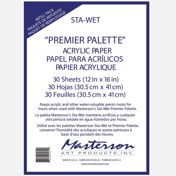 Premier Acrylic Paper Refill 30 sheets Masterson