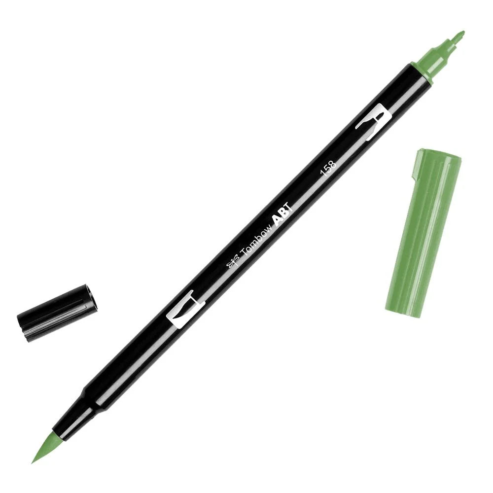Dark Olive 158 Tombow Dual Brush Pen