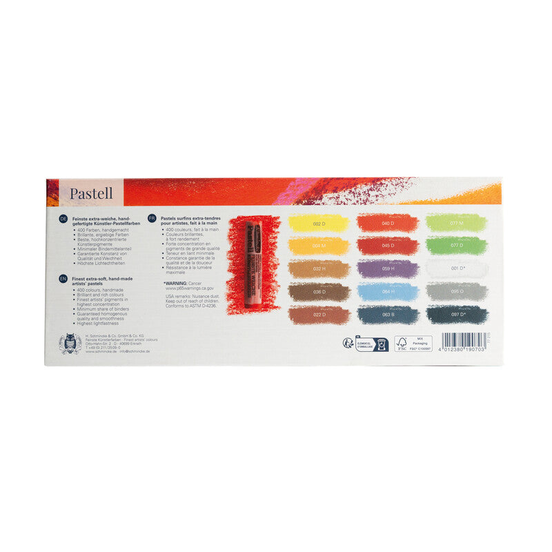 Schmincke Extra Soft Pastel Set 15