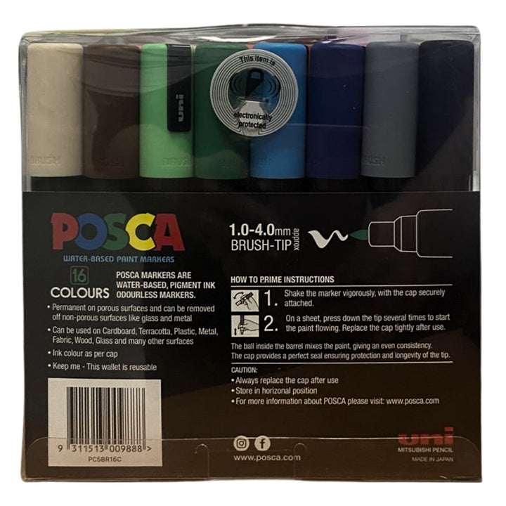 POSCA PC5BR Paint Markers Assorted 16 Pack