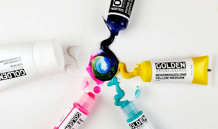 GOLDEN ACRYLIC EXPLORER 14 SET