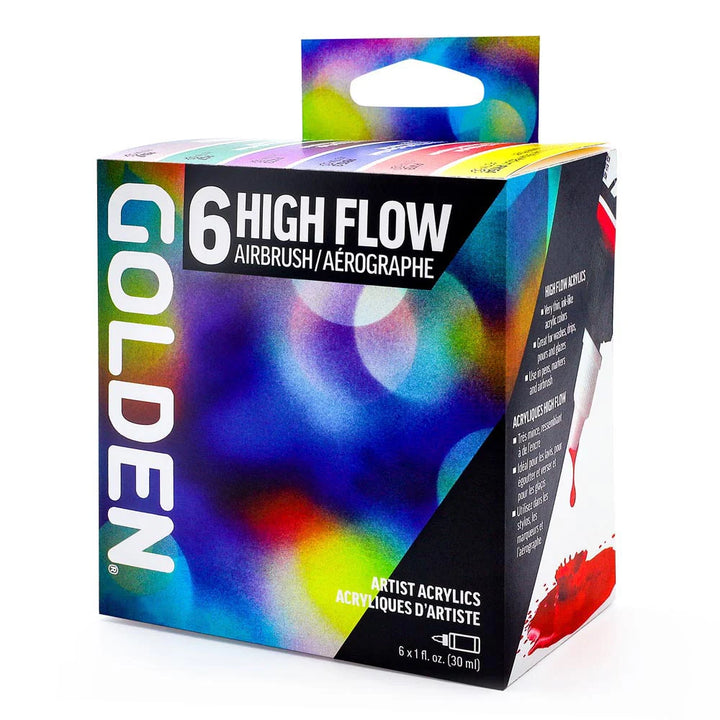 GOLDEN HIGH FLOW AIRBRUSH SET