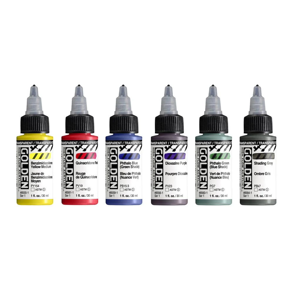 GOLDEN HIGH FLOW AIRBRUSH SET