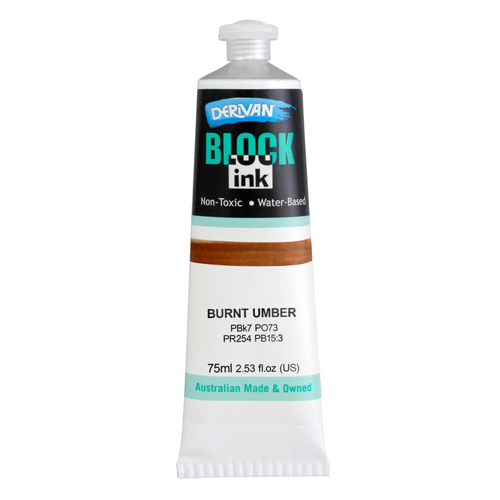Derivan Block Ink Burnt Umber