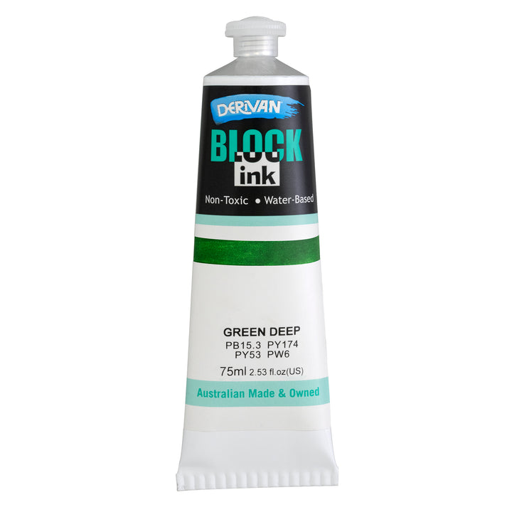 Derivan Block Ink Green Deep