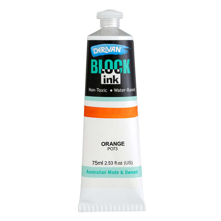Derivan Block Ink Orange