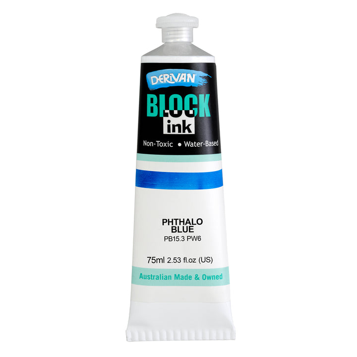 Derivan Block Ink Phthalo Blue