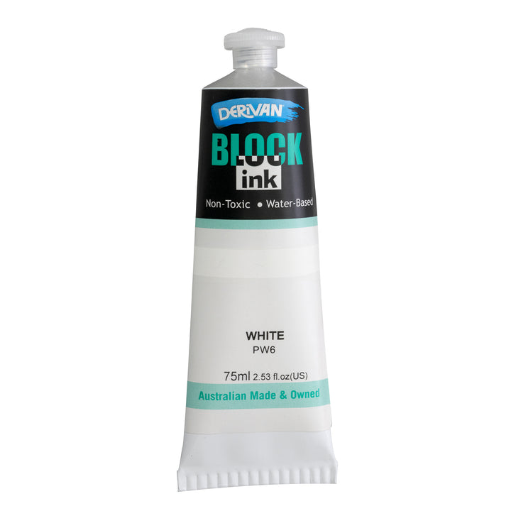 Derivan Block Ink White