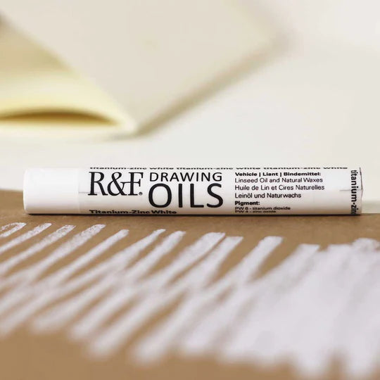3110 Titanium-Zinc White R&amp;F Drawing Oil 12ml