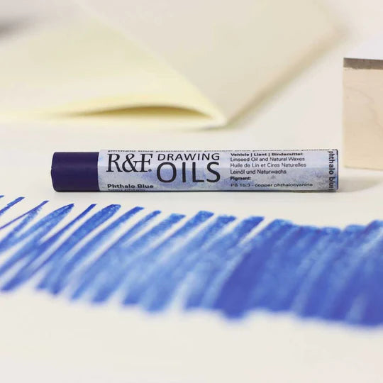 3127 Phthalo Blue R&amp;F Drawing Oil 12ml