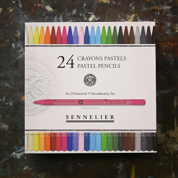Sennelier Set of 24 Assorted Pastel Pencils